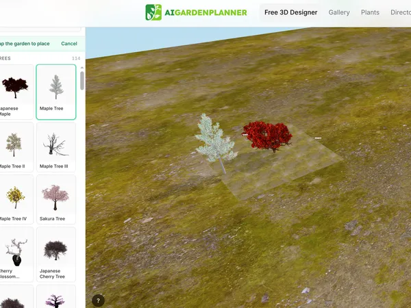 AIGardenPlanner 3D Garden Designer screenshot