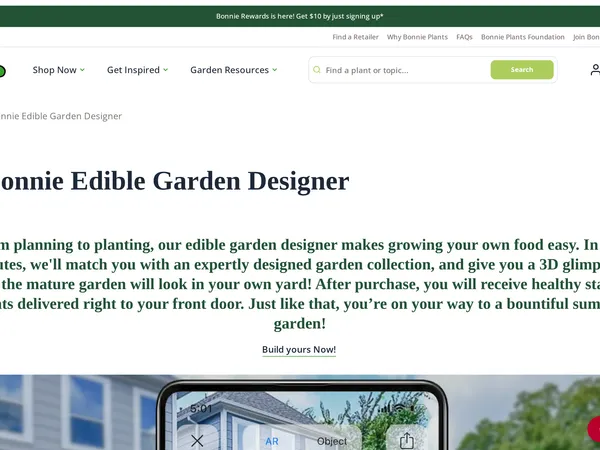 Bonnie Edible Garden Designer screenshot