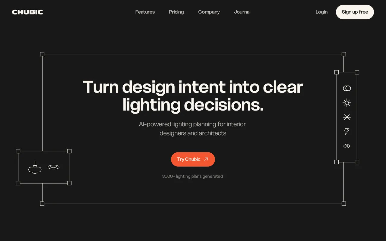 CHUBIC home page screenshot