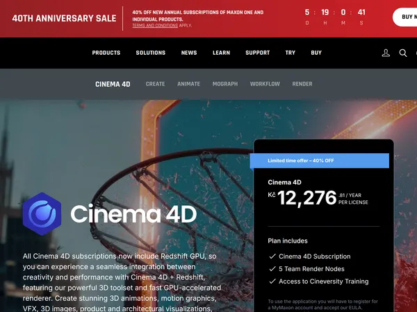 Cinema 4D screenshot