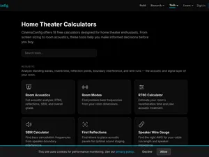 CinemaConfig screenshot