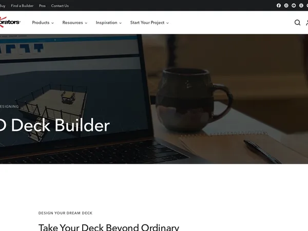 Deckorators 3D Deck Builder screenshot