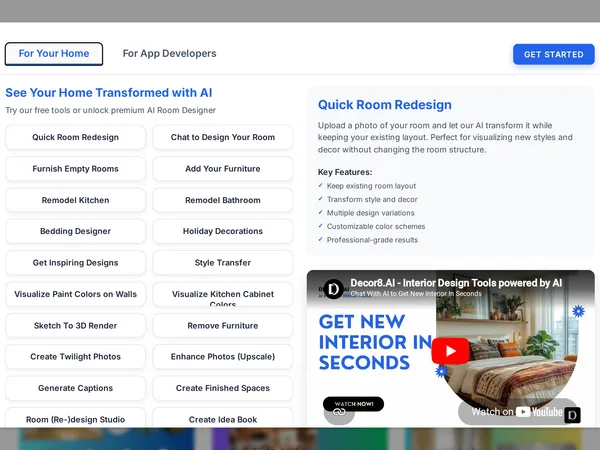 Decor8 AI screenshot