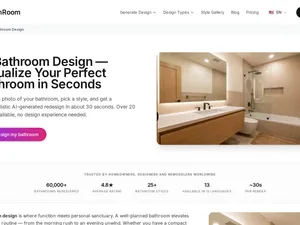 GenRoom AI Bathroom Design screenshot