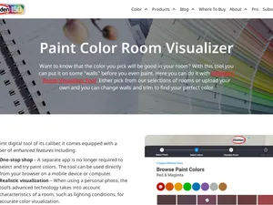 Glidden Paint Color Visualizer screenshot