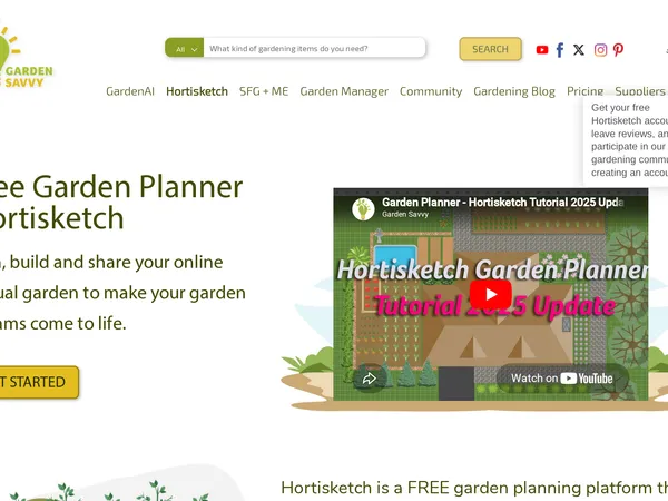Hortisketch screenshot