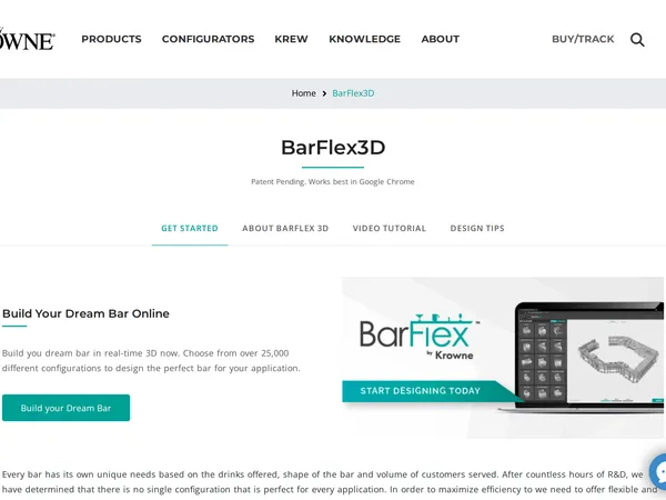 Krowne BarFlex3D screenshot