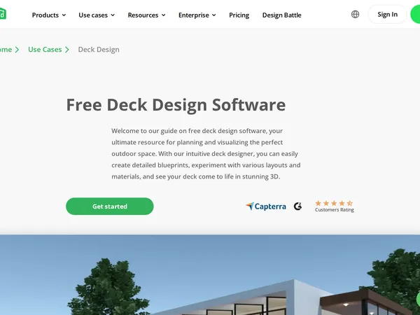 Planner 5D Deck Design screenshot