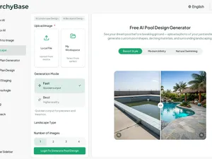 Pool Planner AI (Archybase) screenshot