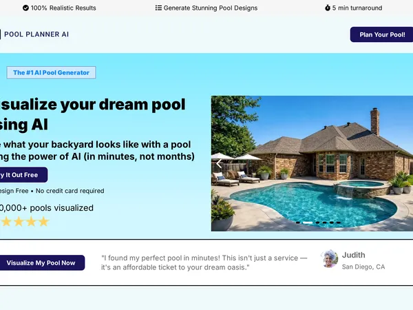 Pool Planner AI screenshot