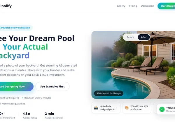 Poolify screenshot