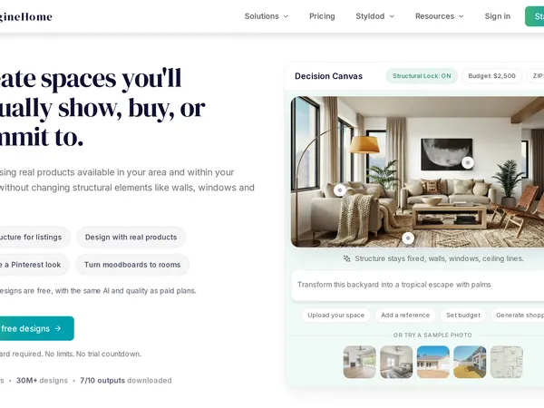 ReimagineHome screenshot