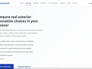 Renotrend Web App screenshot