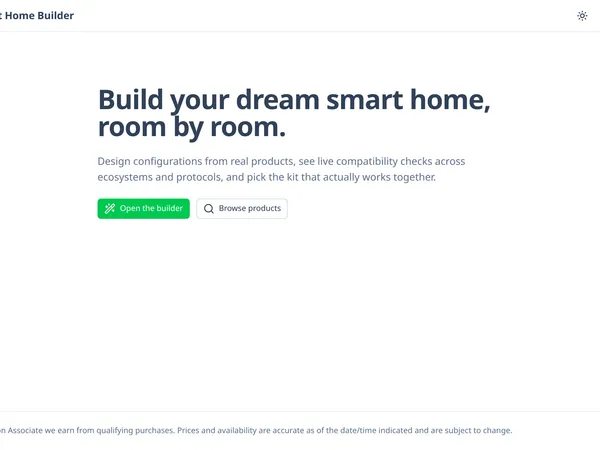 Smart Home Builder screenshot