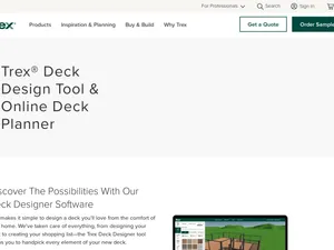 Trex Deck Designer screenshot