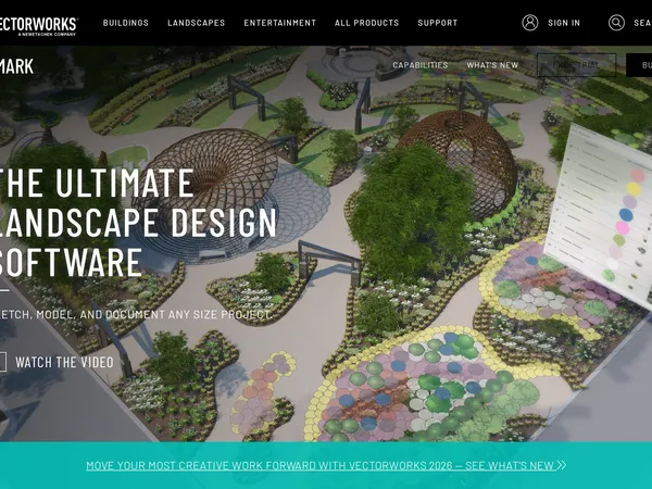 Vectorworks Landmark screenshot