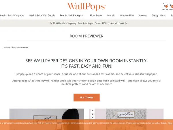 WallPops Room Previewer screenshot